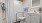 bathroom with a large mirror